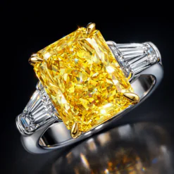 Flash Ascut 18K Yellow Diamond Open Ring DIVIJEWL_RING23.10