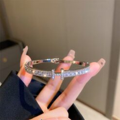 Copper Inlay Zircon Bangle DIVIJEWL_BRAC1.3