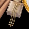 Graceful Multi Layered Bracelet - 18K Plated Treasure 2 Graceful Multi Layered Bracelet DIVIJEWL_BRAC16.1