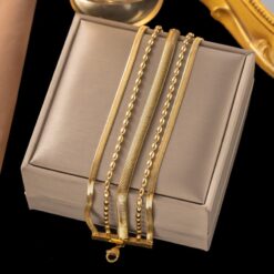 Graceful Multi Layered Bracelet DIVIJEWL_BRAC16.3