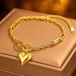 Heartlink Chain Bracelet DIVIJEWL_BRAC18.2