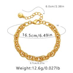 Simple Style Geometric Bracelet DIVIJEWL_BRAC26.5