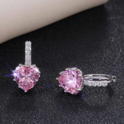 Austrian crystal heart Drop Earrings DIVIJEWL_EARR10.1