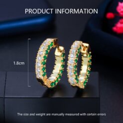 Plated Silver Korean Style Earrings - Sparkling Treasure 19 Silver Korean Style Earrings DIVIJEWL_EARR19.2