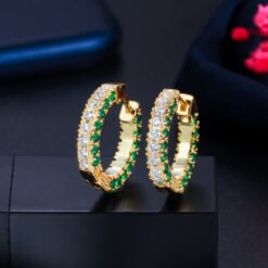 Plated Silver Korean Style Earrings - Sparkling Treasure 14 Silver Korean Style Earrings DIVIJEWL_EARR19.5