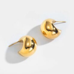 Chunky Huggie Earrings DIVIJEWL_EARR35.1