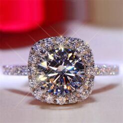 White Gold Plated Rhinestones Ring DIVIJEWL_RING1.2