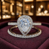 Stunning Fashion Water Droplets 18K Zircon Ring 2 Fashion Water Droplets 18K Zircon Ring DIVIJEWL_RING16.2