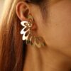 1 Pair Vintage Style Wings Earrings - 18K Plated Treasure 1 Vintage Style Wings Earrings DIVIJEWL_EARR37
