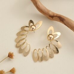 1 Pair Vintage Style Wings Earrings - 18K Plated Treasure 7 Vintage Style Wings Earrings DIVIJEWL_EARR37.2