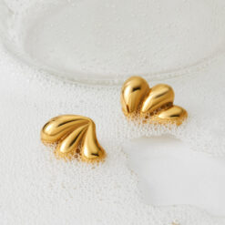 Modern Style Artistic Wings Earrings - 18K Plated Treasure 7 Modern Style Artistic Wings Earrings DIVIJEWL_EARR39.2