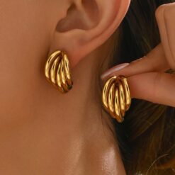 Geometric Angel Wings Earrings DIVIJEWL_EARR40.1