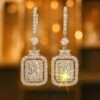 Luxurious Gemstones Drop Earrings - 18K Sparkling Treasure 2 Luxurious Gemstones Drop Earrings DIVIJEWL_EARR44.3