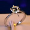 2ct Solitaire Ring - Sparkling CZ Diamond Treasure 1 2ct Solitaire Ring - Sparkling Treasure DIVIJEWL_RING50.5