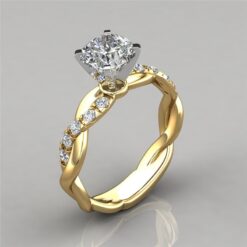 18K Simple 925 Silver Shiny Ring DIVIJEWL_RING52