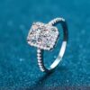Artistic Halo Diamond 3.00ct CZ Ring 2 Artistic Halo Diamond 3.00ct CZ Ring DIVIJEWL_RING56.5