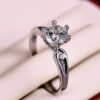 Solitaire Diamond Ring - Sparkling Treasure DIVIJEWL_RING62 1 Solitaire Diamond Ring DIVIJEWL_RING62.1