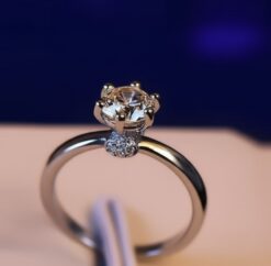 Solitaire Diamond Ring - Sparkling Treasure DIVIJEWL_RING65.1