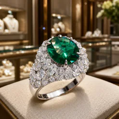 Luxury Colored CZ Diamond Ring DIVIJEWL_RING69.12