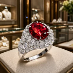 Luxury Colored CZ Diamond Ring DIVIJEWL_RING69.13