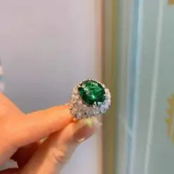 Luxury Colored CZ Diamond Ring - Sparkling Treasure 12 Luxury Colored CZ Diamond Ring DIVIJEWL_RING69.3