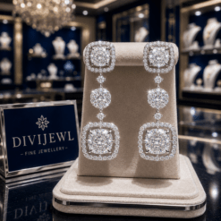 Luxurious Lab Diamond Drop Earrings DIVIJEWL_EARR45.11
