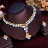 Shimmering 2 Layer Water Drop Necklace Earring Set DIVIJEWL_NECK32 2 Shimmering 2 Layer Water Drop Necklace Earring Set DIVIJEWL_NECK32.2
