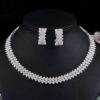 Sparkling CZ Super Luxury Bridal Big Jewelry Set 1 Sparkling CZ Super Luxury Bridal Big Jewelry Set DIVIJEWL_NECK42