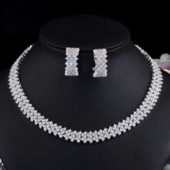 Sparkling CZ Super Luxury Bridal Big Jewelry Set DIVIJEWL_NECK42