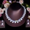 Sparkling CZ Diamond Necklace and Earrings DIVIJEWL_NECK48 1 Sparkling CZ Diamond Necklace and Earrings DIVIJEWL_NECK48