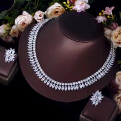 Sparking White Marquise Cut CZ Diamond Necklace Set DIVIJEWL_NECK49 7 Sparking White Marquise Cut CZ Diamond Necklace Set DIVIJEWL_NECK49