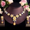 Gorgeous CZ Necklace and Earrings Bridal Set DIVIJEWL_NECK52 1 Gorgeous CZ Necklace and Earrings Bridal Set DIVIJEWL_NECK52
