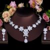 Gorgeous CZ Necklace and Earrings Bridal Set DIVIJEWL_NECK53 2 Gorgeous CZ Necklace and Earrings Bridal Set DIVIJEWL_NECK53