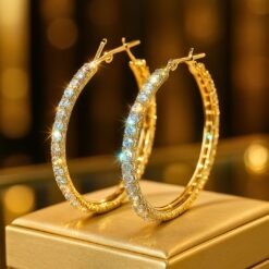Simple Style Gold Plated Classic Commute Geometric Earrings DIVIJEWL_EARR48.3