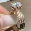 18K Plated Multi Layer CZ Diamond Ring DIVIJEWL_RING79 2 18K Plated Multi Layer CZ Diamond Ring DIVIJEWL_RING79.1