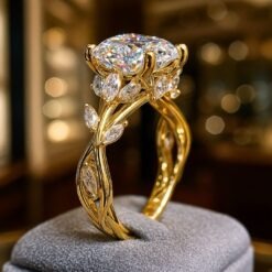 3 Carat GH Marquise CZ Diamond Cluster Ring DIVIJEWL_RING85.3