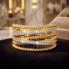 Multi Circle Combined Electroplated Ring DIVIJEWL_RING81 1 Multi Circle Combined Electroplated Ring DIVIJEWL_RING81.4