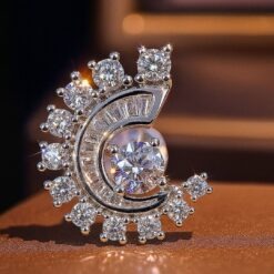 Modern Style Geometric Design CZ Earrings DIVIJEWL_EARR51.4