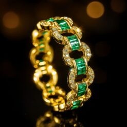 Streetwear Geometric 14k Gold Plated Ring DIVIJEWL_RING89