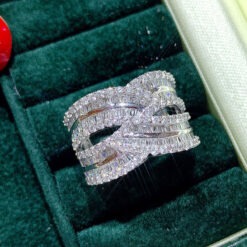 New Cross Luxurious CZ Diamond Ring DIVIJEWL_RING110 11 1955170750742794240