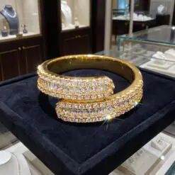 Simple Style Geometric Solid CZ Diamond Ring DIVIJEWL_RING103.1