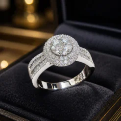 Micro Paved Luxurious CZ Diamond Ring DIVIJEWL_RING108.6