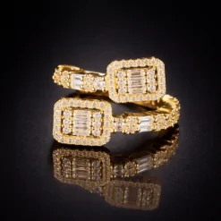 Cluster Wrap Baguette CZ Diamond Ring DIVIJEWL_RING105