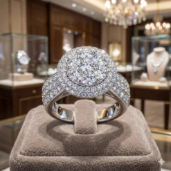 Micro Paved Luxurious CZ Diamond Ring DIVIJEWL_RING108.1.5