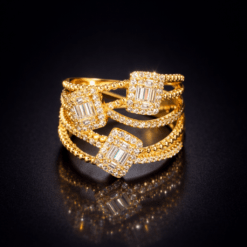 Multi Layer CZ Diamond Ring DIVIJEWL_RING106 7 Multi Layer CZ Diamond Ring DIVIJEWL_RING106