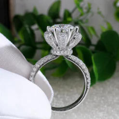 18K White Gold Plated 2ct Solitaire Ring Jewelry 10 18K White Gold Plated 2ct Solitaire Ring Jewelry DIVIJEWL_RING114.2