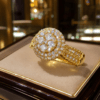 Micro Paved Luxurious CZ Diamond Ring DIVIJEWL_RING117 1 Micro Paved Luxurious CZ Diamond Ring DIVIJEWL_RING117.1